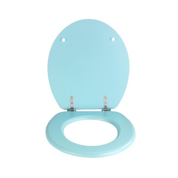 Sedile per WC azzurro Azzurro, 41 x 37 cm Prima - Wenko-image-1