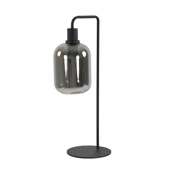 Lampada da tavolo nera (altezza 60 cm) Lekar - Light & Living