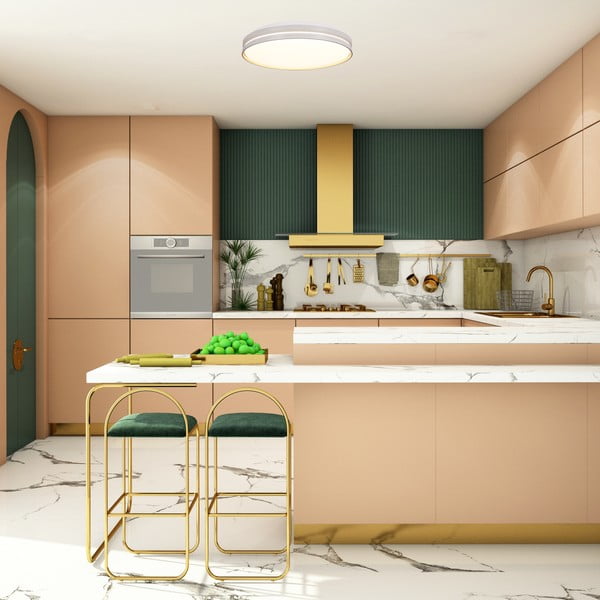 Plafoniera LED bianca 40x40 cm Montana – Candellux Lighting-image-1