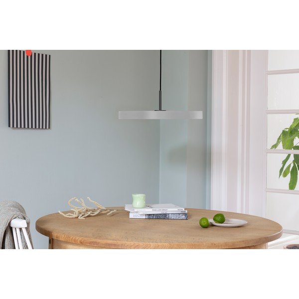 Apparecchio a sospensione LED grigio chiaro con paralume in metallo ø 43 cm Asteria Medium - UMAGE-image-1