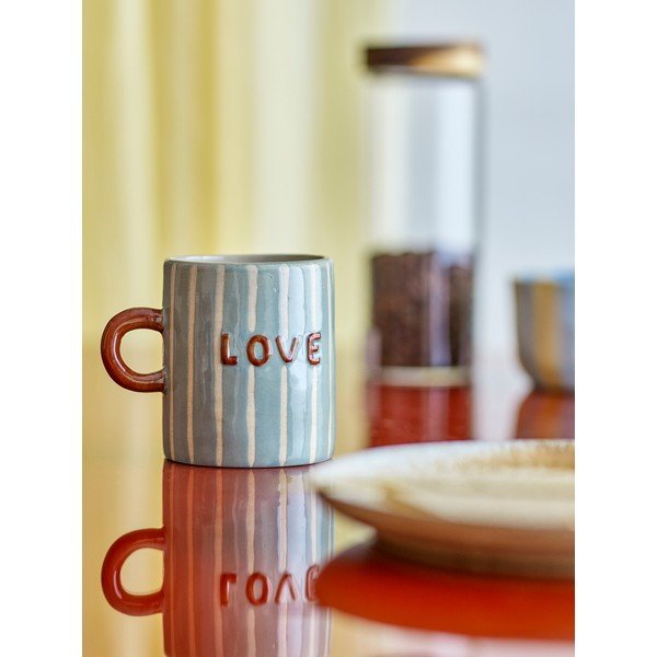 Tazza azzurra in ceramica 325 ml Cherish – Bloomingville-image-2