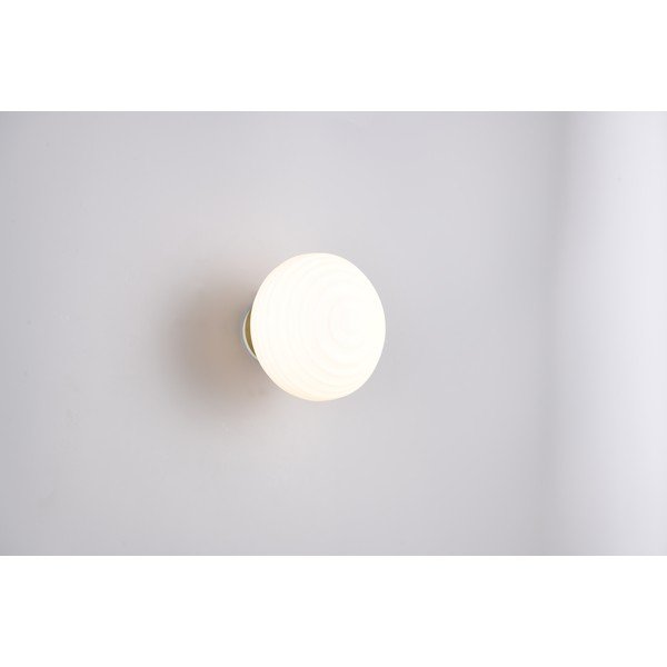 Lampada da parete LED bianca in vetro con ricarica USB ø 15,5 cm Earl – Reality-image-2