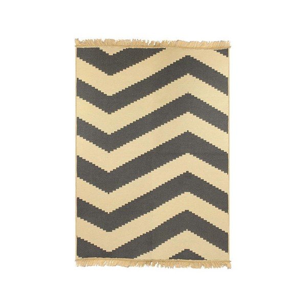 Tappeto ZigZag Grigio, 60 x 90 cm - Ya Rugs