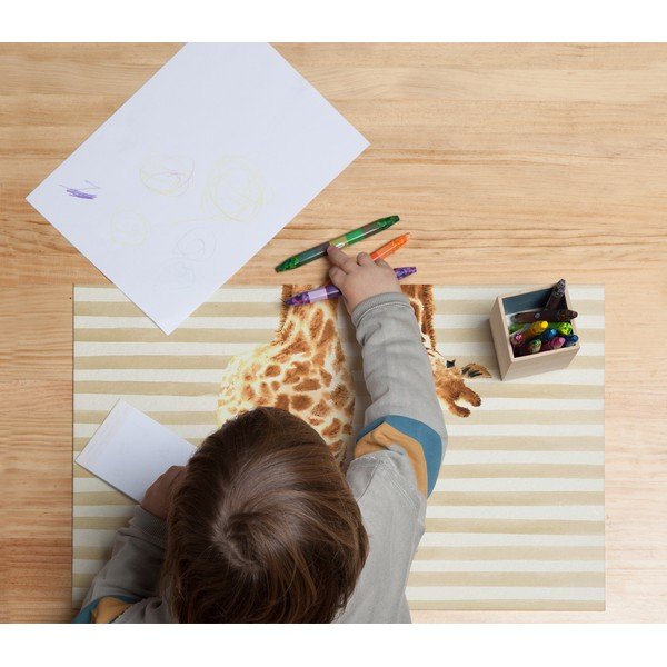 Tappetino da tavolo, 55 x 35 cm Giraffe - Little Nice Things-image-1