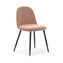 Sedie da pranzo in set in rosa chiaro 4 pz Malila – Marckeric