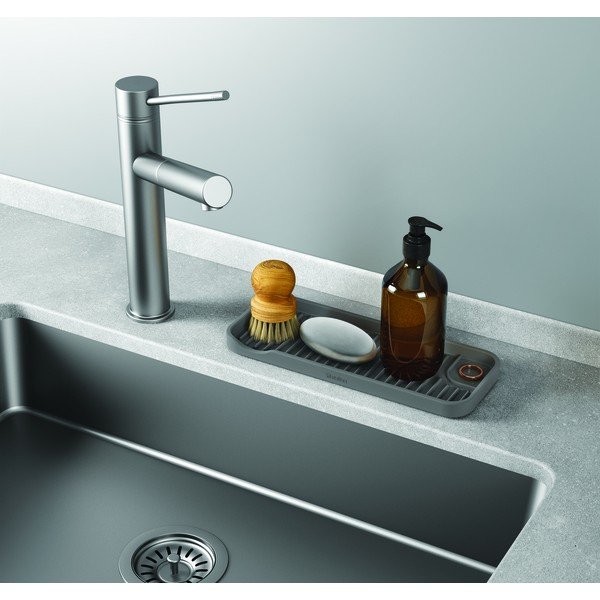 Organizer per lavello grigio in silicone – Metaltex-image-1