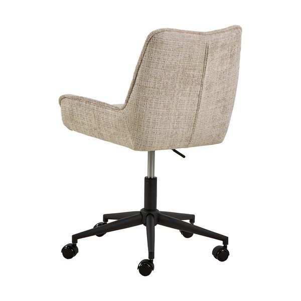 Sedia da ufficio beige Eddie – Actona-image-4