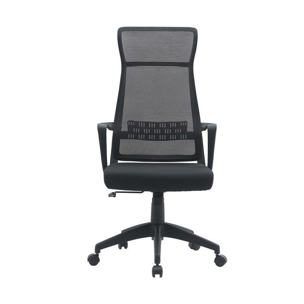 Sedia da ufficio nera in imbottito Hoboken – Yes Everyday-image-2