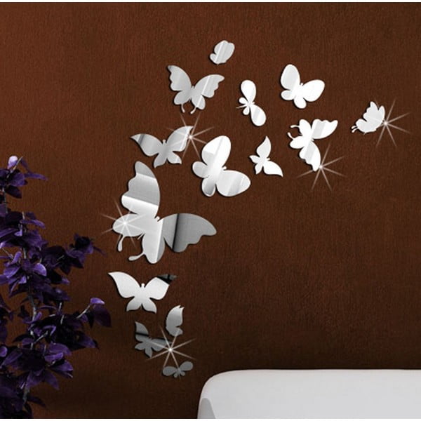 Set di 28 adesivi a specchio Butterfly - Ambiance-image-2
