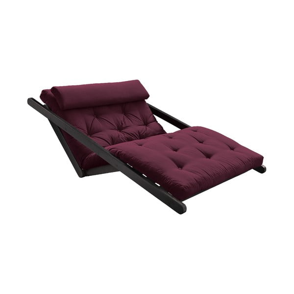 Dvoumístná variabilní lenoška Karup Design Figo Black/Bordeaux