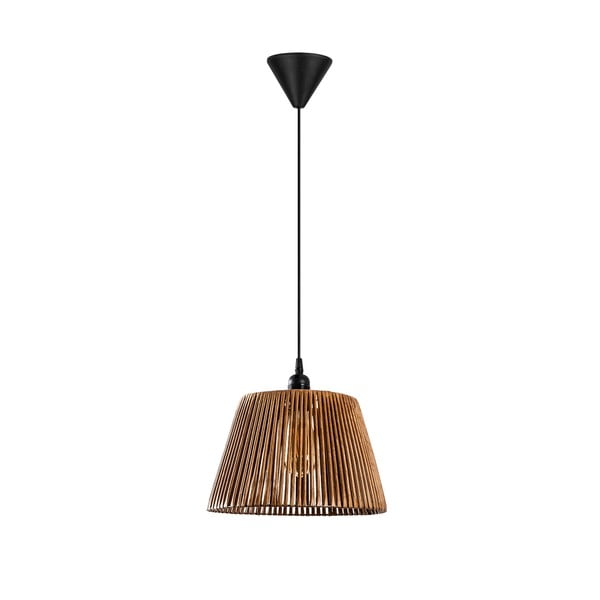 Lampadario nero/beige ø 30 cm Cone – Opviq lights