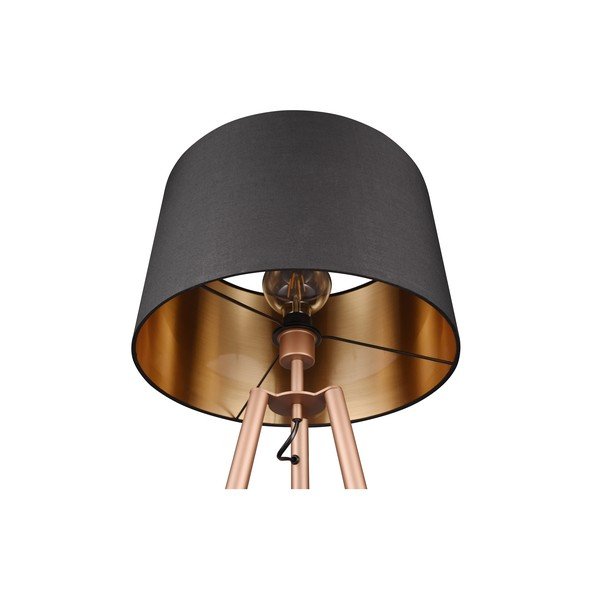 Lampada da terra marrone con ripiano (altezza 152 cm) Colette - Reality-image-3