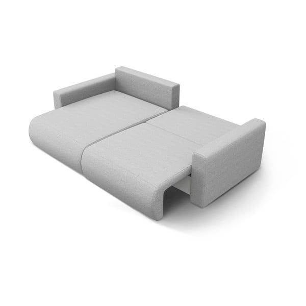 Divano angolare grigio chiaro allungabile con contenitore Belfast – Cosmopolitan Design-image-3