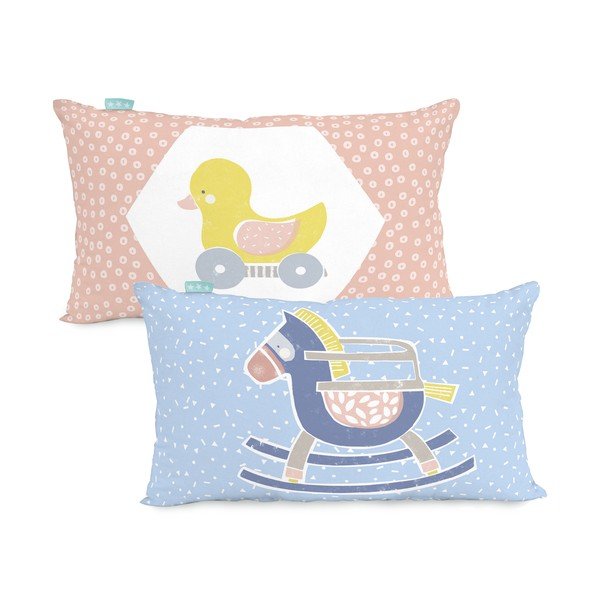 Oboustranný povlak na polštář Moshi Moshi Toys, 50 x 30 cm