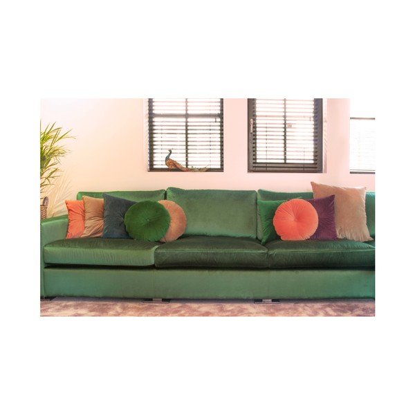 Cuscino in cotone marrone, 60 x 60 cm - PT LIVING-image-1