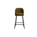 Sgabello da bar color bronzo in velluto (altezza della seduta 64 cm) Vogue – WOOOD