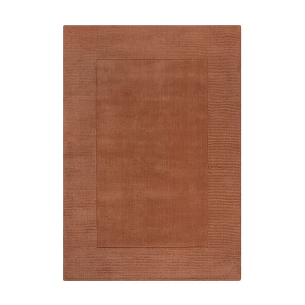 Tappeto in lana color mattone 200x290 cm - Flair Rugs