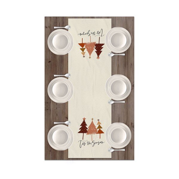 Runner da tavola con motivo natalizio 40x140 cm - Kate Louise-image-2