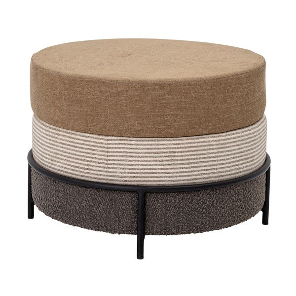 Sgabello marrone-beige Como - Bloomingville-image-3