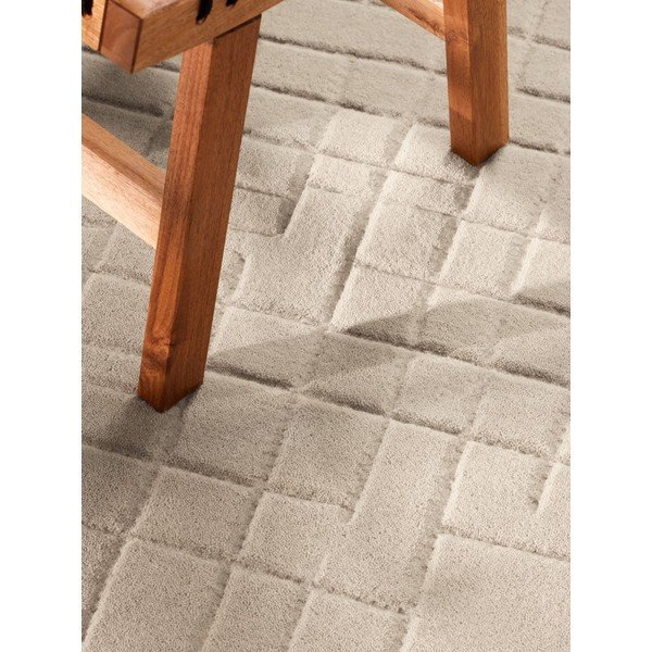 Tappeto rotondo beige in lana ø 200 cm Kenso – Villeroy&Boch-image-3