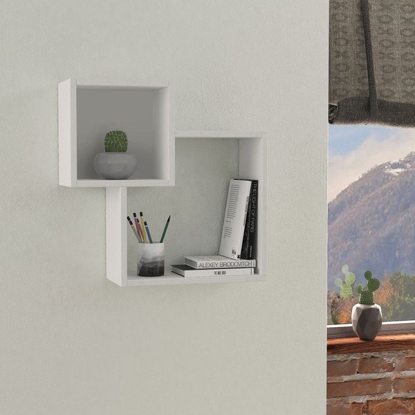 Mensola a muro bianca Diamond White - Homitis-image-1