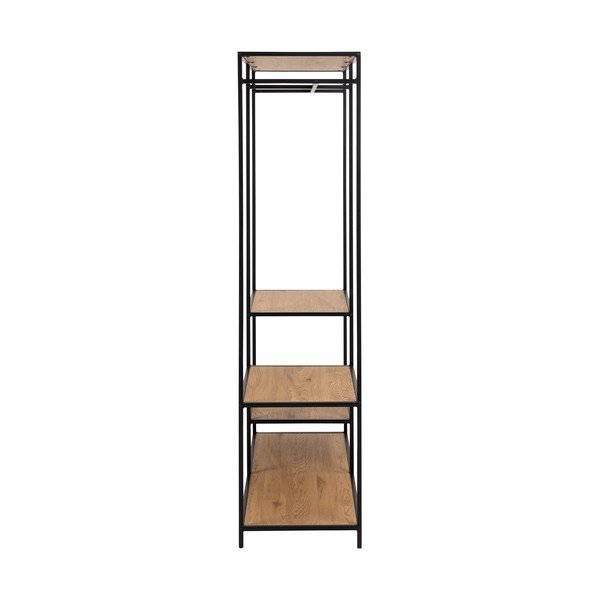 Armadio a giorno in rovere naturale 122x174 cm Seaford - Actona-image-3