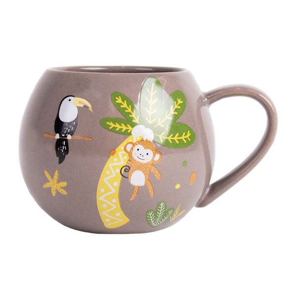 Tazza marrone per bambini 160 ml Jungle - Ladelle