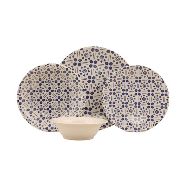 Set di 24 pezzi in gres Dots - Kütahya Porselen