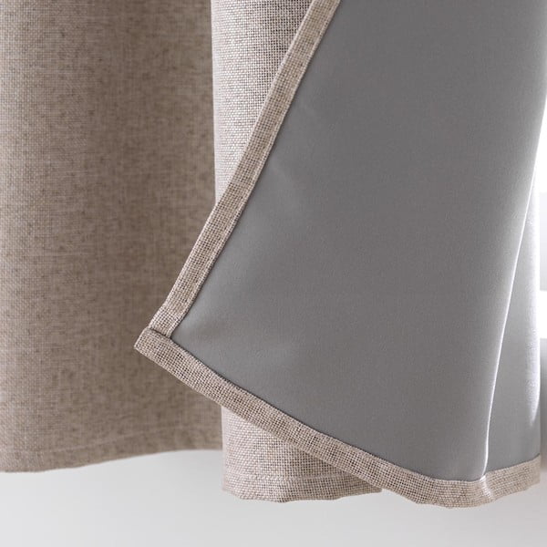 Tenda oscurante marrone 140x180 cm Crepuscule - douceur d'intérieur-image-3