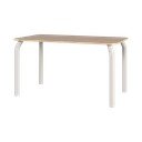 Tavolo da pranzo con piano effetto rovere 80x140 cm Meko – noo.ma