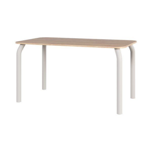 Tavolo da pranzo con piano effetto rovere 80x140 cm Meko – noo.ma