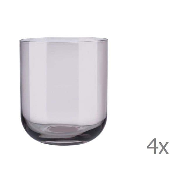 Set di 4 bicchieri da acqua Mira viola, 350 ml Fuum - Blomus