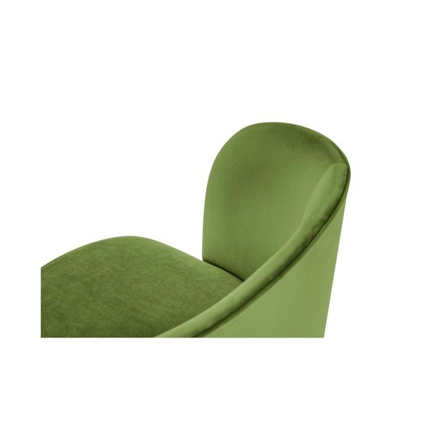 Sedia da pranzo verde con rivestimento in velluto Aurora - Windsor & Co Sofas-image-3