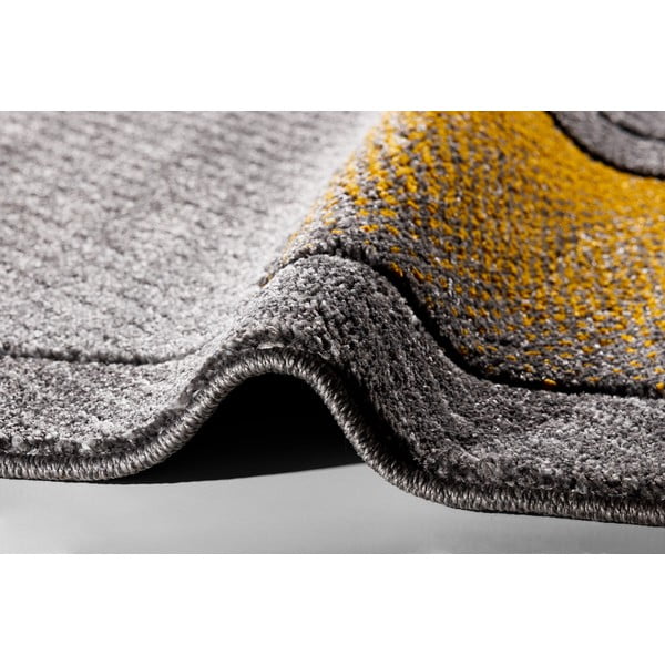 Tappeto giallo ocra e grigio 80x160 cm Meteo - FD-image-3