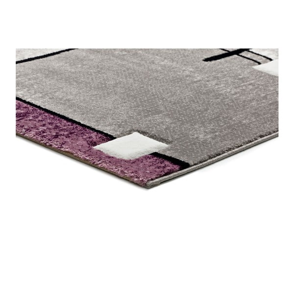 Tappeto grigio e viola , 200 x 290 cm Detroit - Universal-image-2