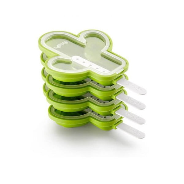 Set di 4 stampi per gelato in silicone a forma di cactus verde - Lékué
