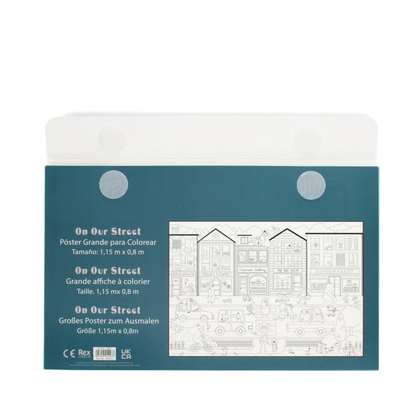 Libro da colorare On Our Street – Rex London-image-3