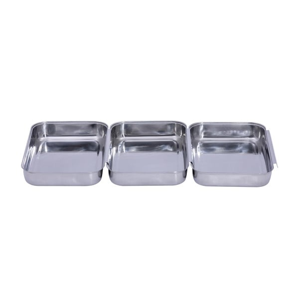 Set per impanatura argentato in acciaio inox 3 pz – Maximex-image-3