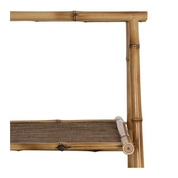 Scaffale di colore naturale in bambù 48x100x45 cm Manali – Ixia-image-2