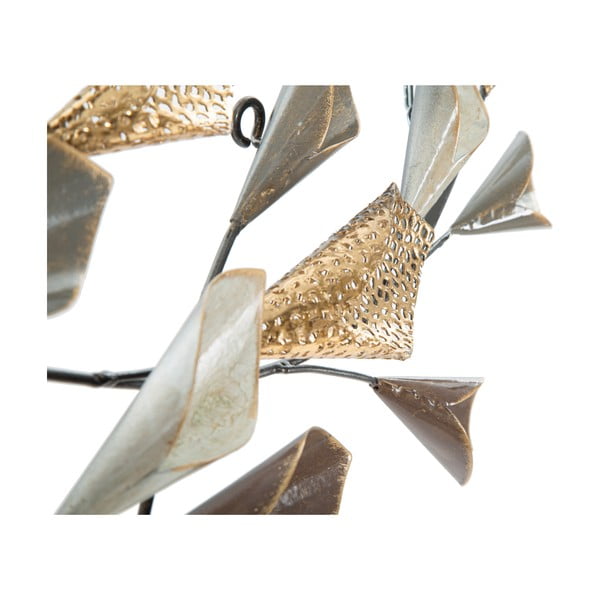 Decorazione murale bianca e marrone, larghezza 46 cm Ramo - Mauro Ferretti-image-2