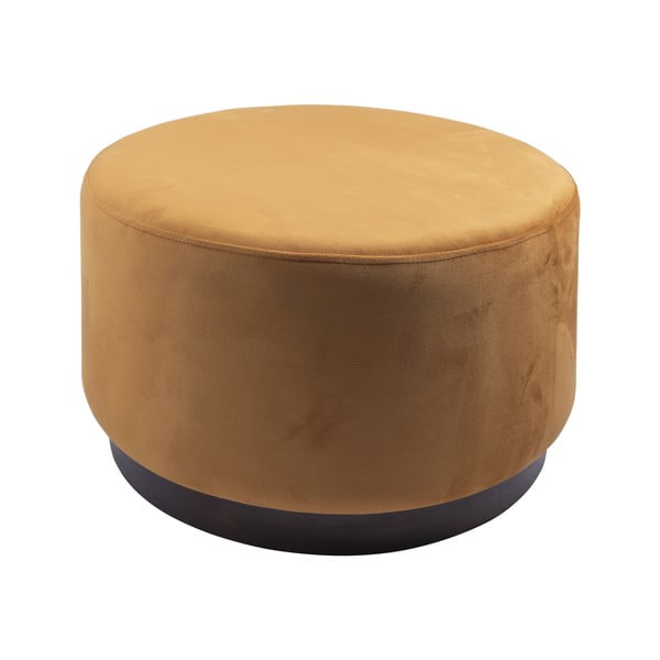 Pouf giallo Legno - Leitmotiv