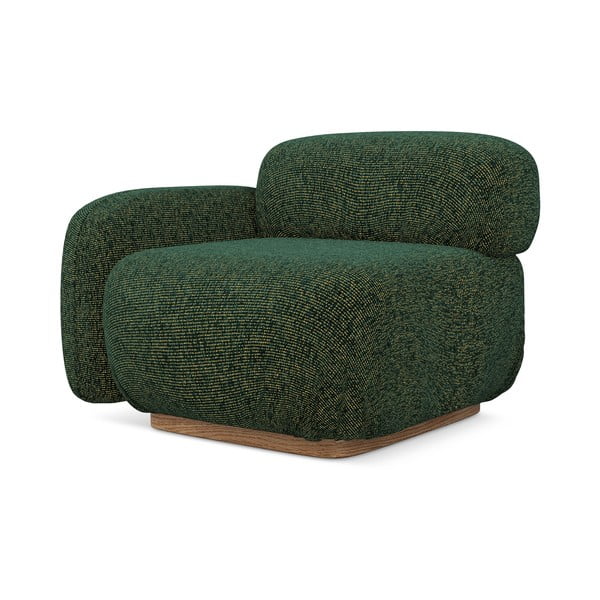 Parte divano componibile verde scuro (con penisola a sinistra) Ailani – Makamii-image-2