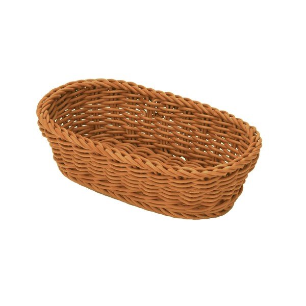 Košík Schale Oval Beige, 28x16x8 cm