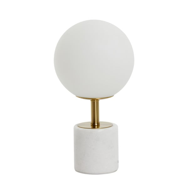 Lampada da tavolo bianca (altezza 35 cm) Medina - Light & Living-image-3