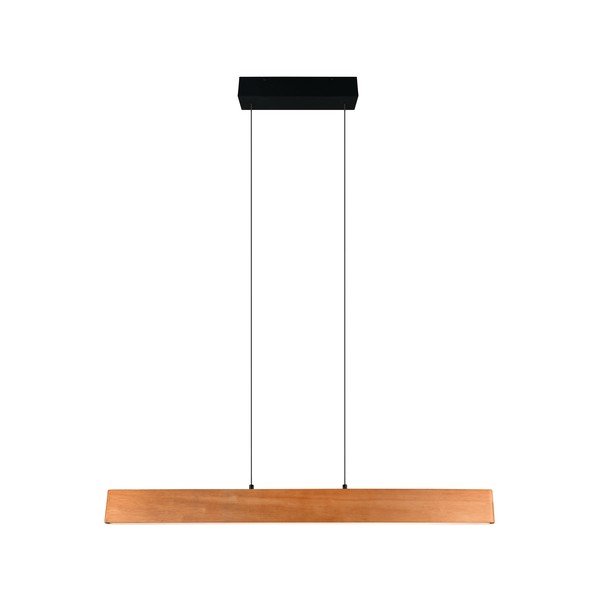 Lampadario LED di colore naturale con paralume in legno Edgewood – Trio