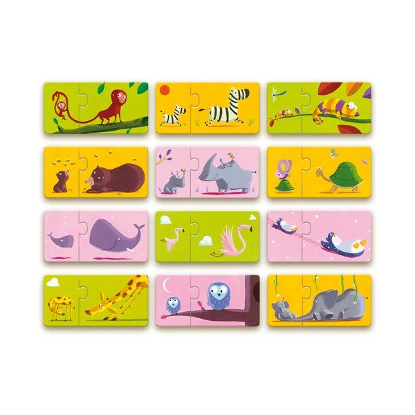 Puzzle per bambini Trova il cucciolo - Djeco