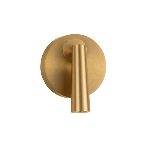 Faretto LED oro opaco in alluminio con struttura flessibile 7x10 cm Tico – Nova Luce