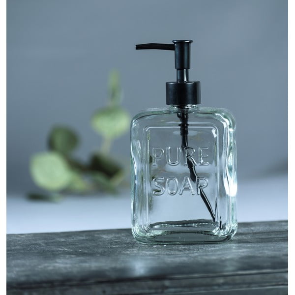 Dispenser per sapone in vetro Pure - Wenko-image-1