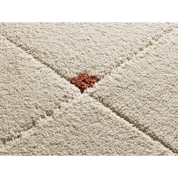 Tappeto color mattone/color crema 133x190 cm Brenda – Universal-image-2