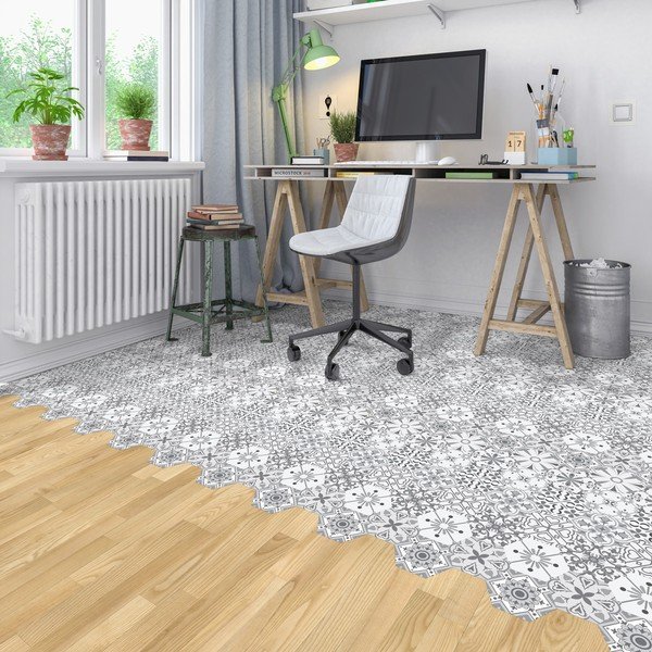 Set di 10 adesivi per pavimenti, 20 x 18 cm Fabiano - Ambiance-image-3